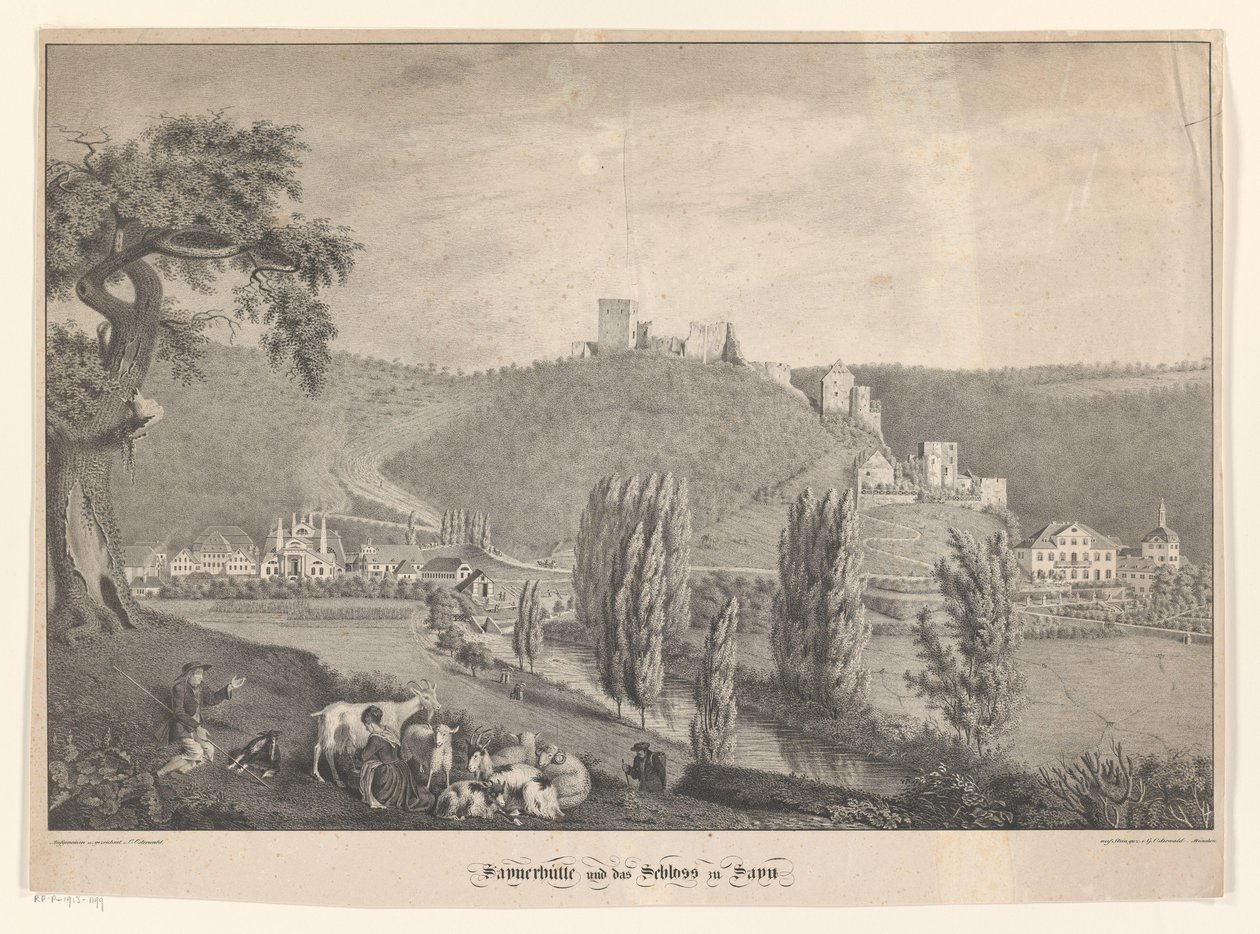 Sayner Hütte في فتحة Sayn Saynerhütte و Sayn Castle (العنوان على الكائن) بواسطة جورج أوستروالد