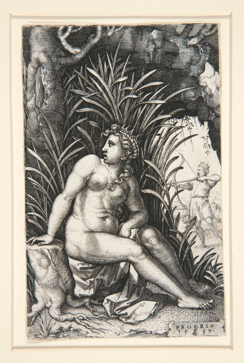 Procris و Cephalus ، من سلسلة البطلات اليونانية بواسطة جورج بينز