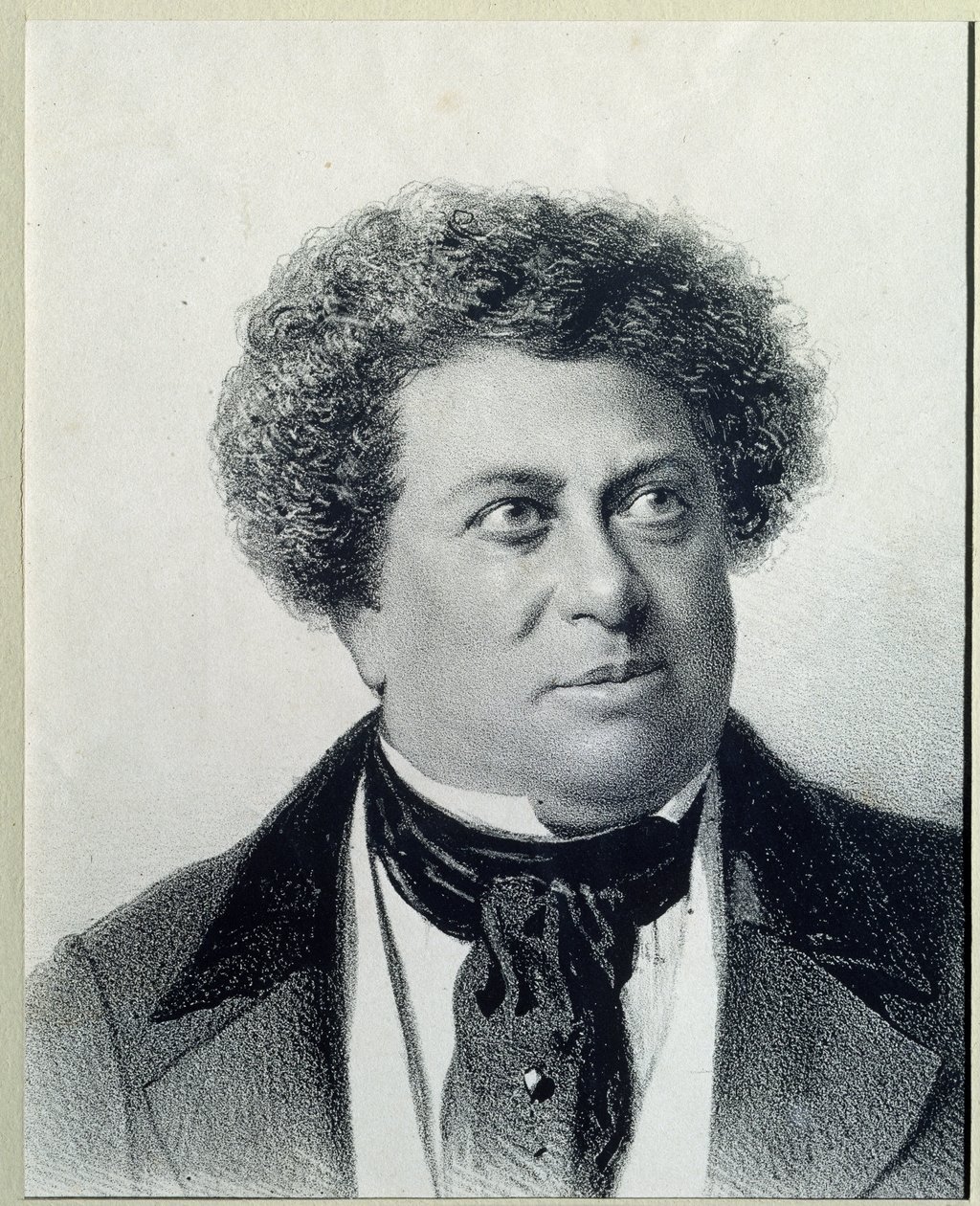 صورة شخصية للكاتب الكسندر دوما (1802-1870) بواسطة جورج فيلهلم تيم