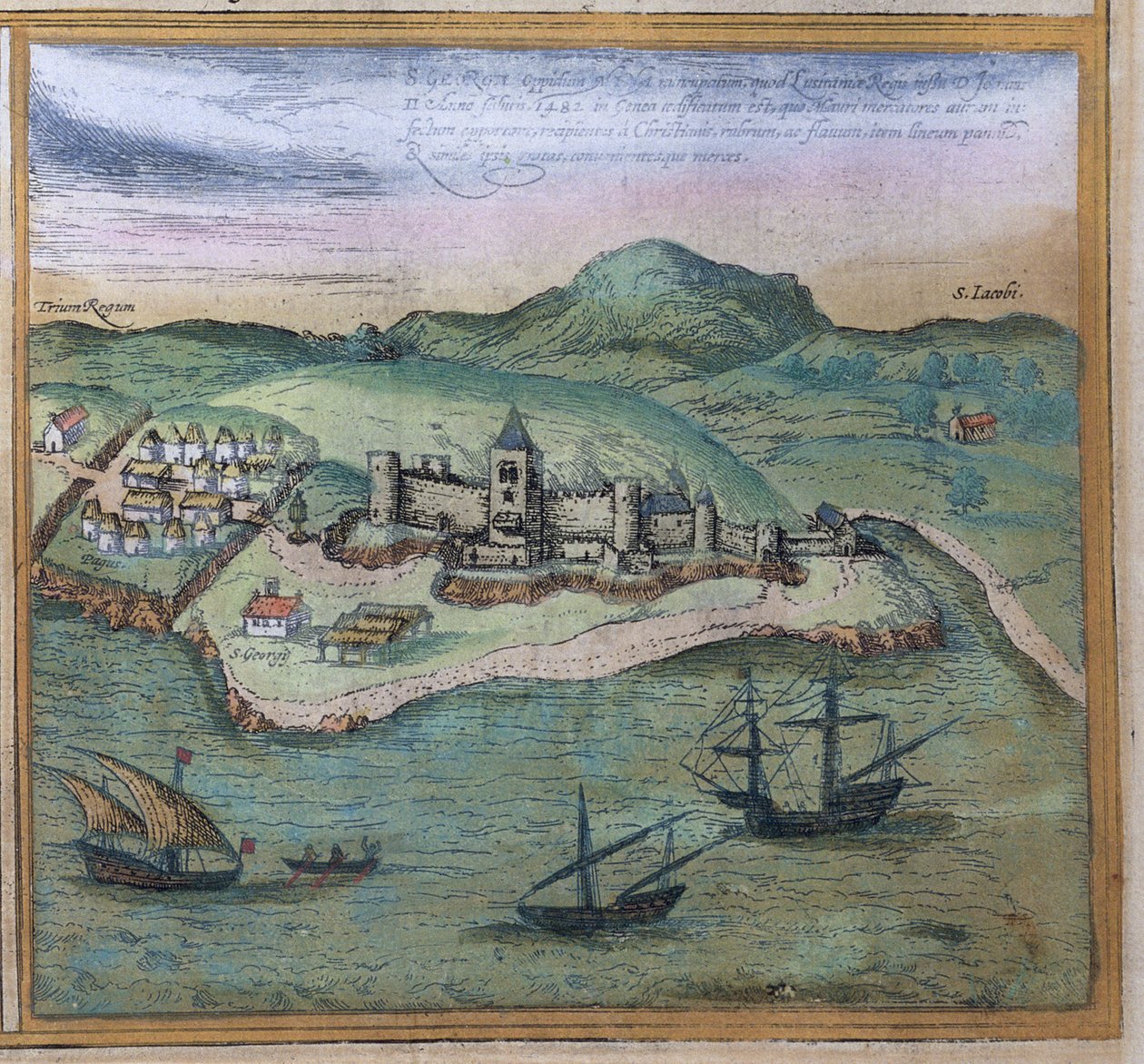 المينا من العالم ، ج .1572 بواسطة جورج براون وفرانز هوغنبرغ