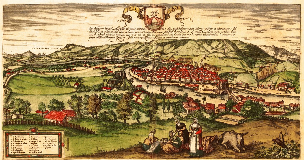 بلباو بواسطة جورج وهوجنبرج فرانز (1535-90) براون