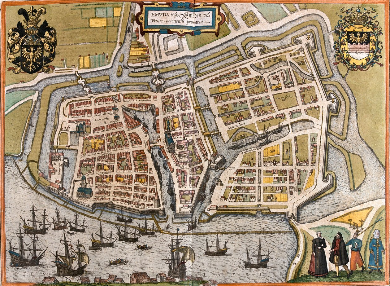  بواسطة جورج وهوجنبيرج فرانز (1535-90) براون