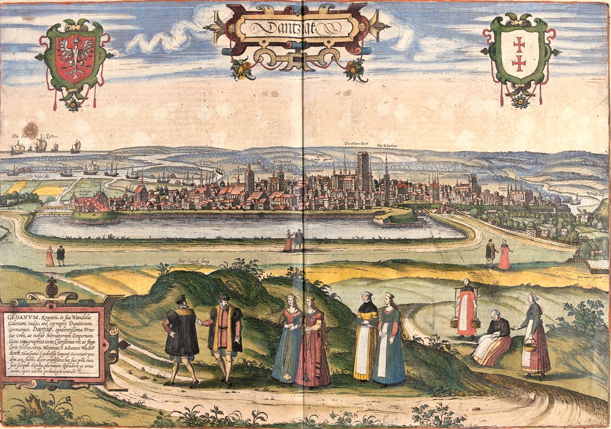 غاداسك، بولندا بواسطة جورج وهوجنبيرج فرانز (1535-90) براون