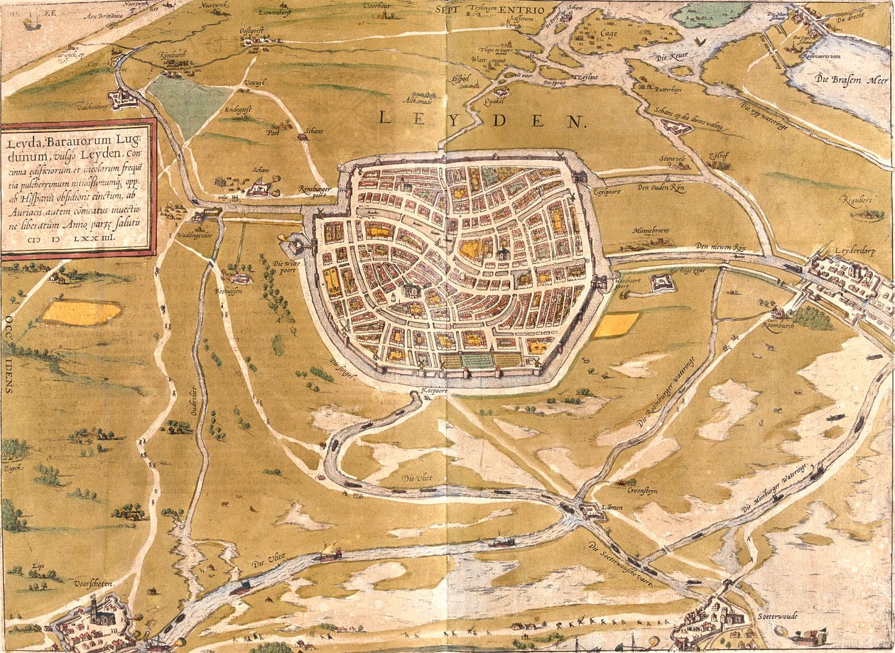  بواسطة جورج وهوجنبيرج فرانز (1535-90) براون