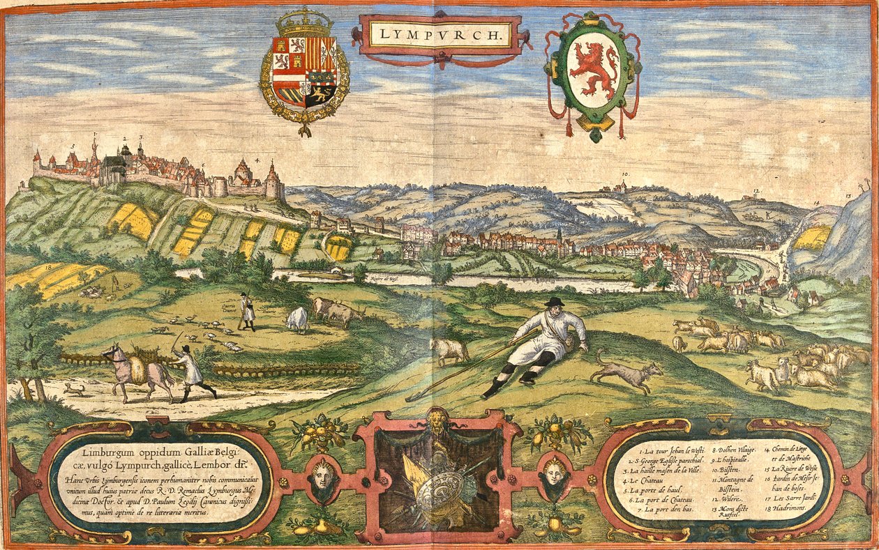 ليمبورغ، بلجيكا بواسطة جورج وهوجنبيرج فرانز (1535-90) براون