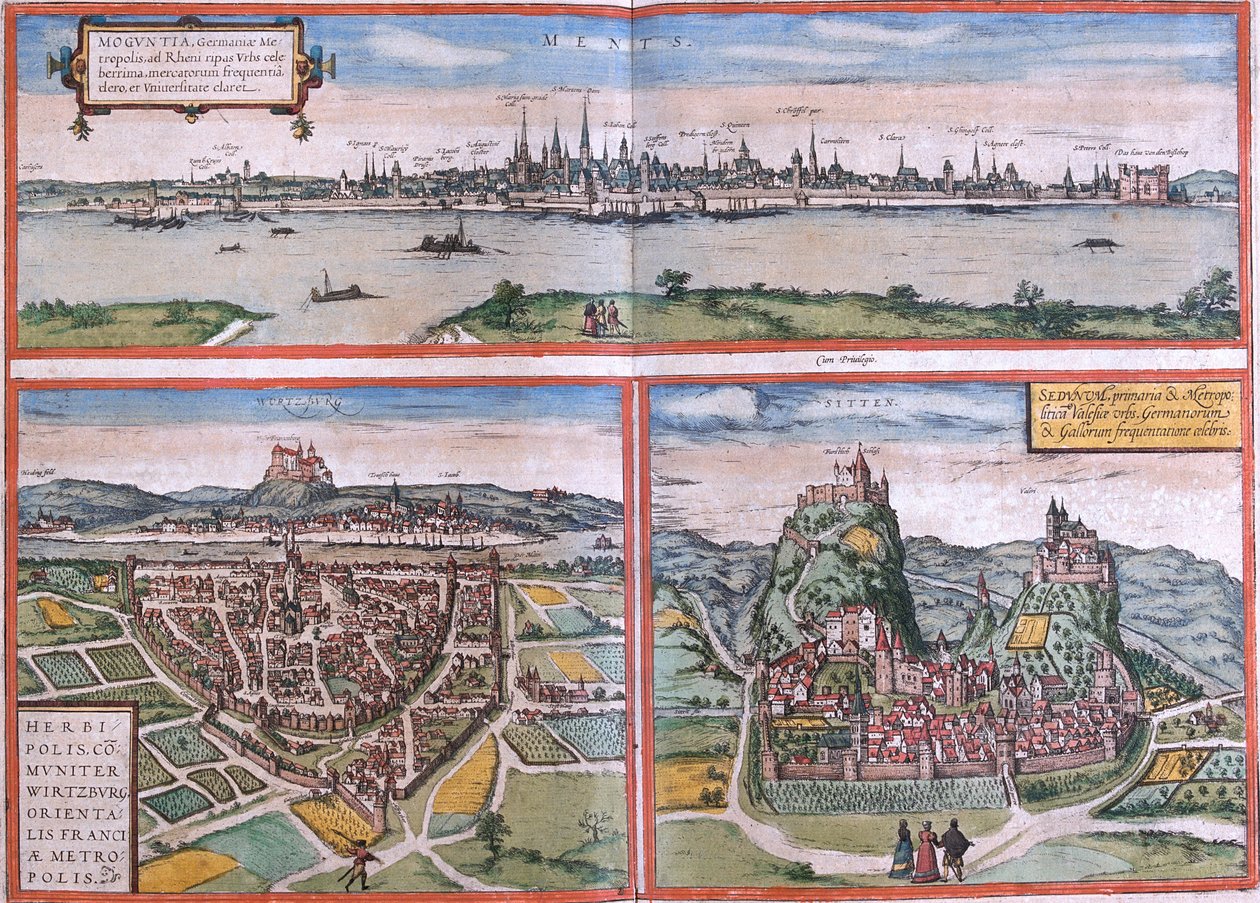  بواسطة جورج وهوجنبيرج فرانز (1535-90) براون
