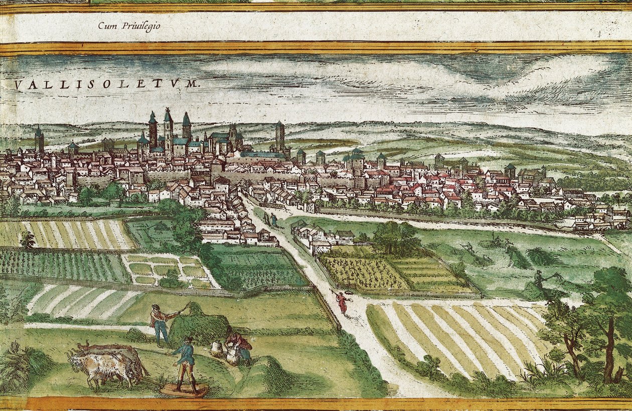 أرض زراعية بالقرب من بلد الوليد ، في حالة العالم ، بقلم ويليام هوغنبرغ (1535-1590) بواسطة فرانس