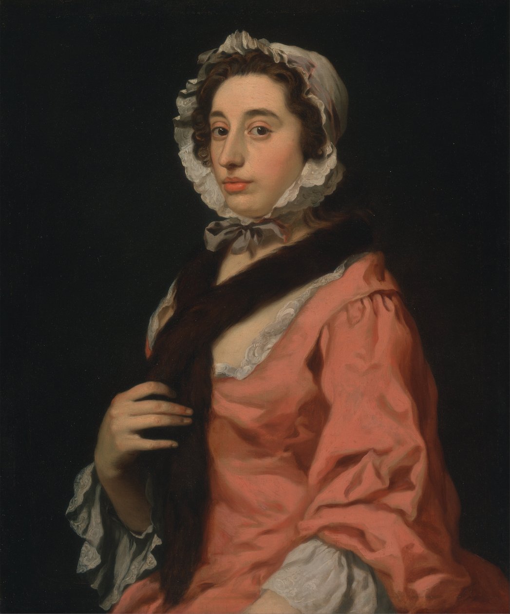 امرأة غير معروفة ، تسمى Peg Woffington بواسطة جورج بير