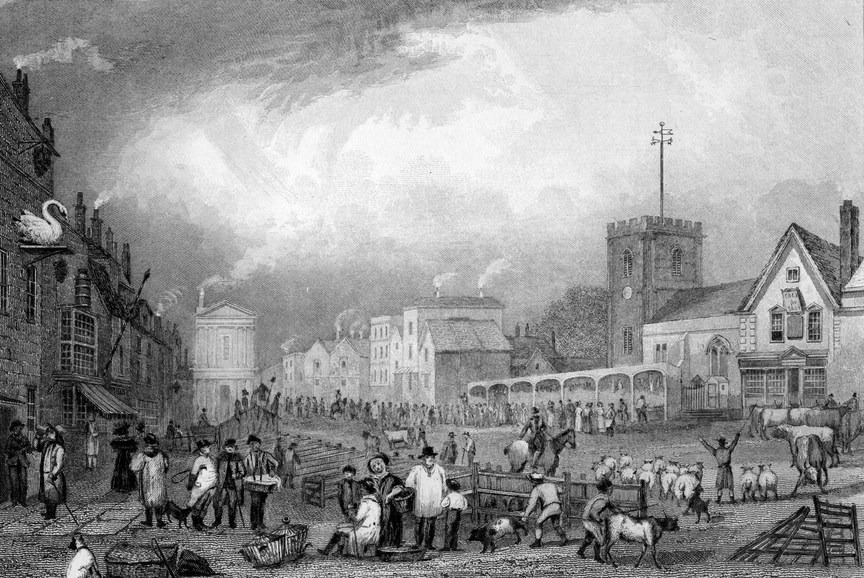 رومفورد ، إسكس ، نقش جون روجرز ، c.1832 بواسطة جورج بريانت كامبيون