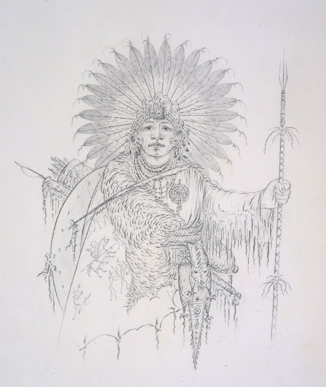 Ba-da-ah-chon-du (الذي يقفز فوق الجميع) 1852 بواسطة جورج كاتلين