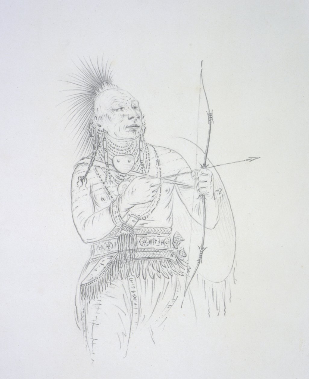 1852 Meach-o-shin gaw (الدب الأبيض الصغير) بواسطة جورج كاتلين