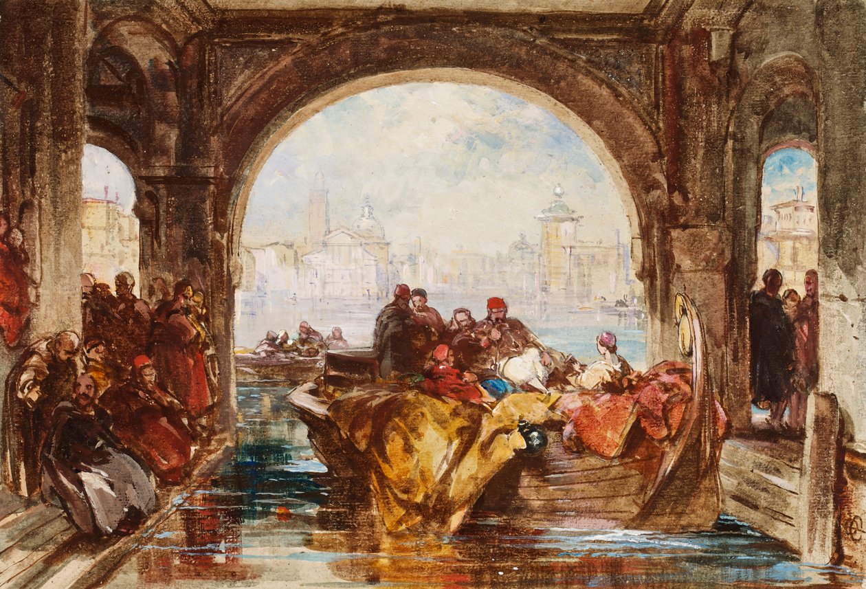 The Doge&39;s Watergate في البندقية ، c.1830 بواسطة جورج كاتيرمول