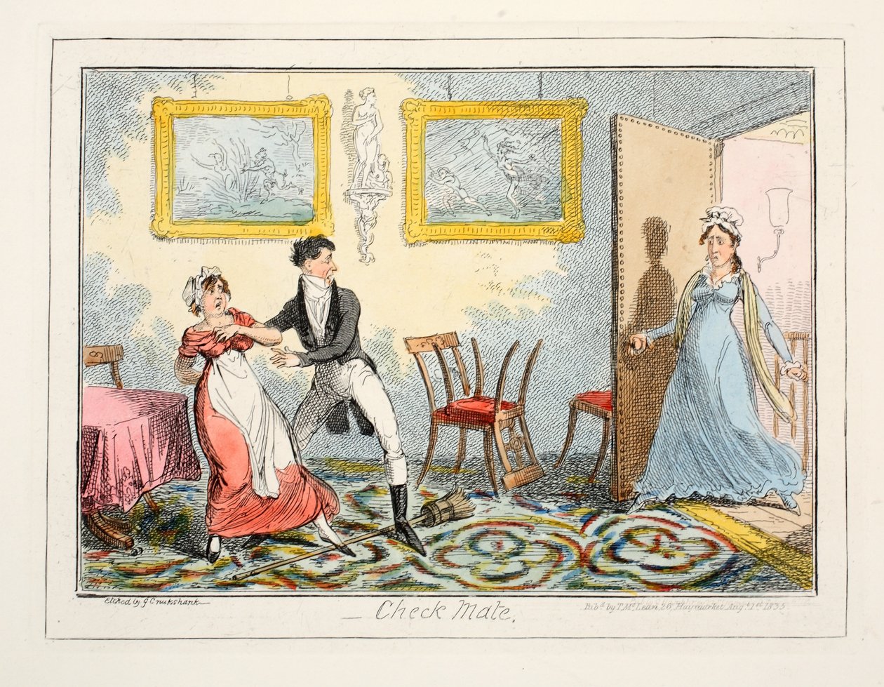 شيك ميت ، 1835 (نقش يدوي) بواسطة جورج كروكشانك