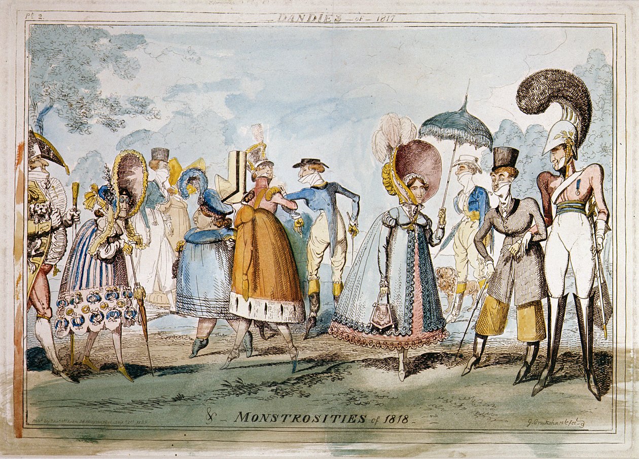 وحوش عام 1818 ، بواسطة جورج كروكشانك