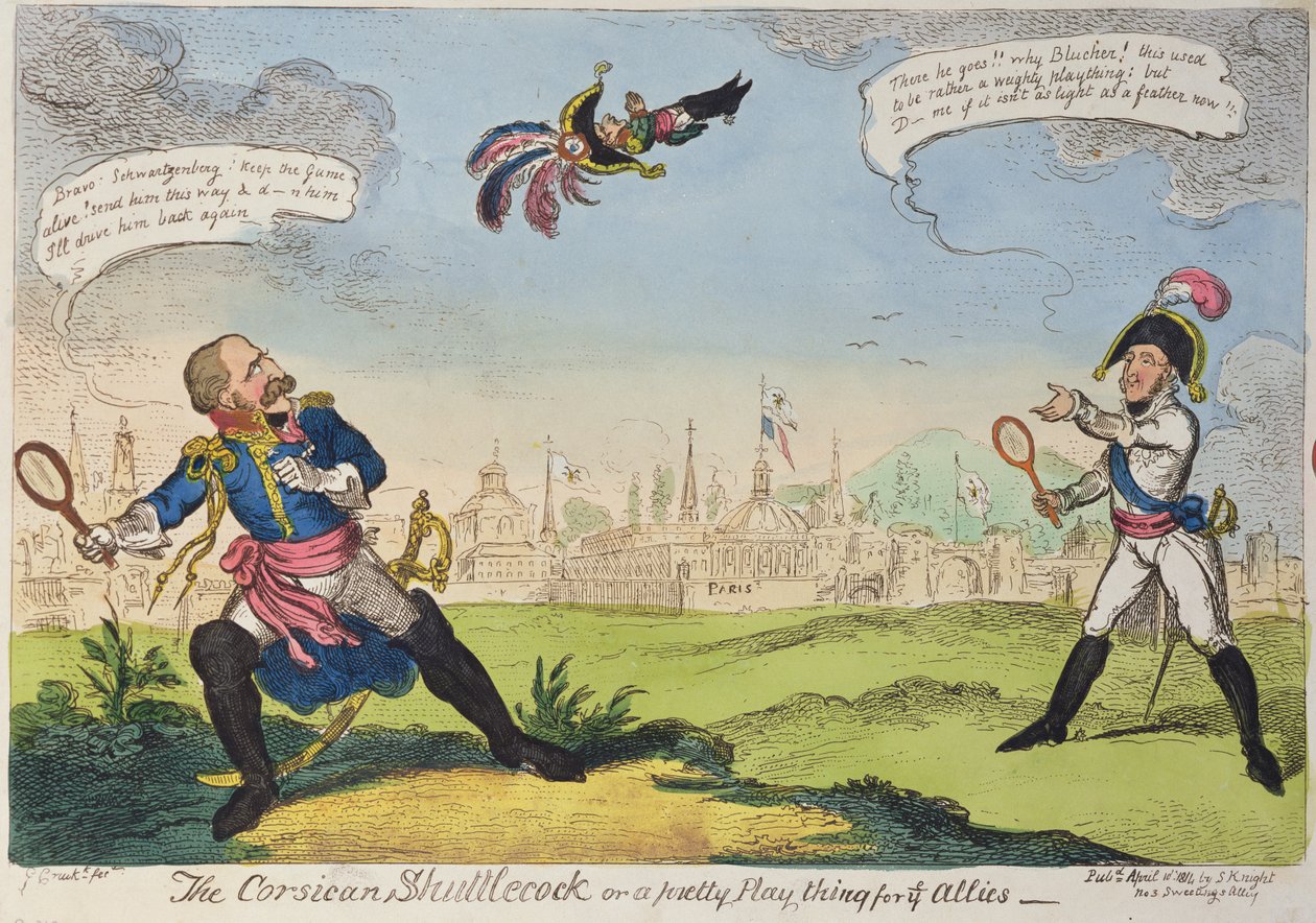 الكاتدرائية الكورسيكية ، 1814 (الطباعة الحجرية الملونة) بواسطة جورج كروكشانك