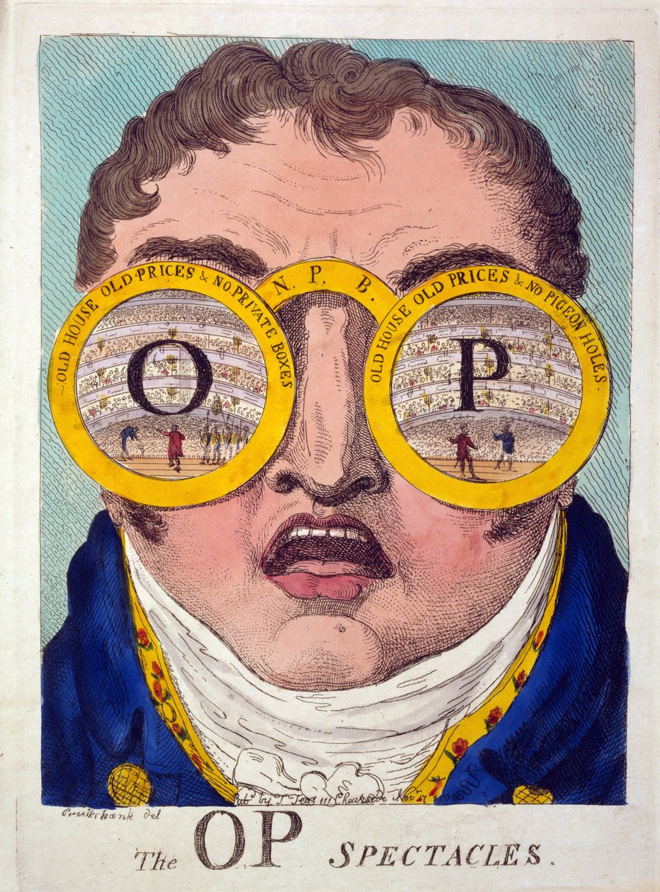 نظارات OP ، حانة. 1809 (النقش اليدوي) بواسطة جورج كروكشانك