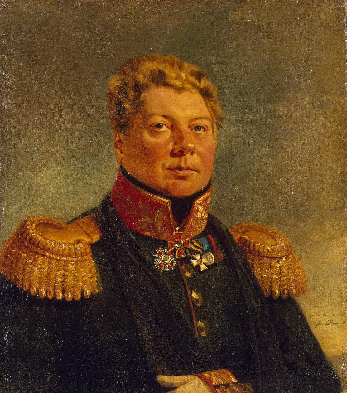 Fyodor Evstafievich Knyper (1768 - 02.04.1850) جنرال روسي بواسطة جورج داوي