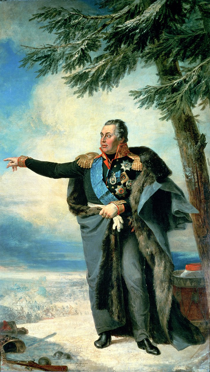 Mikhael Ilarionovich Golenichtchev Kutuzov (1745-1813) أمير سمولينسك ، 1829 بواسطة جورج داوي