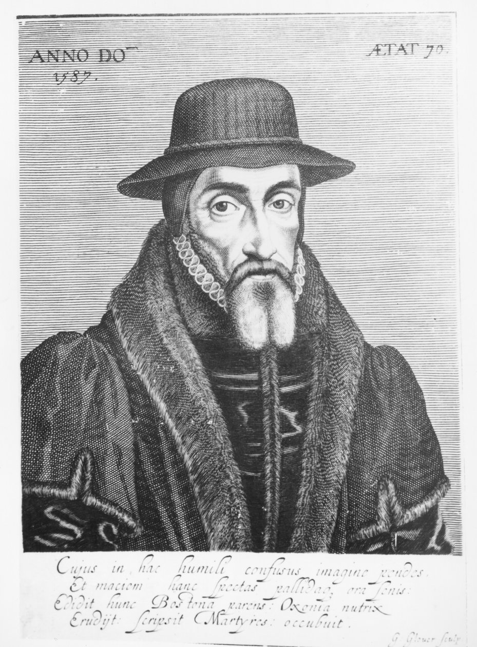 صورة لجون فوكس (1516-87) شهيد إنجليزي بواسطة جورج جلوفر