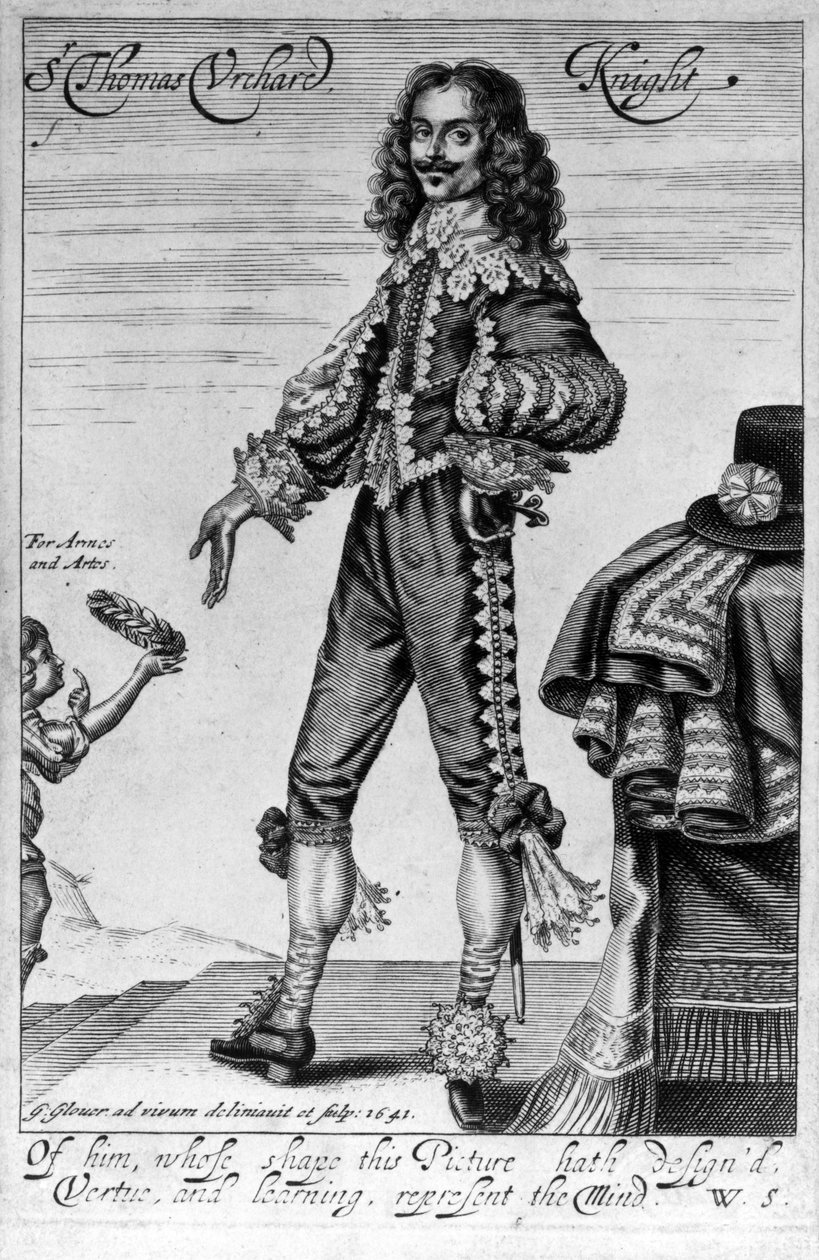 توماس أوركهارت ، 1641 بواسطة جورج جلوفر