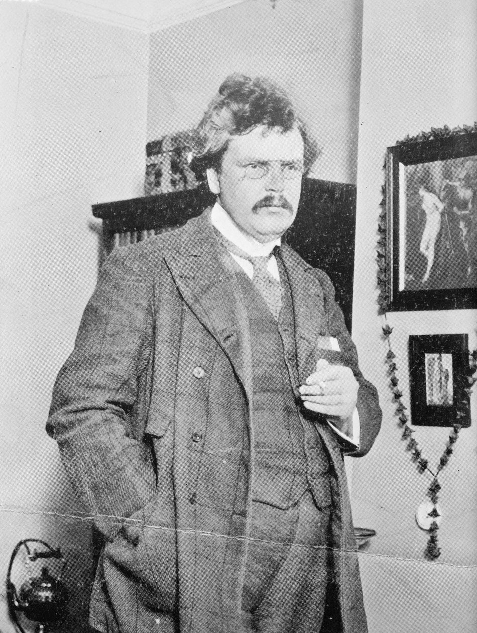 جى تشيسترتون 1915 بواسطة جورج جرانثام باين