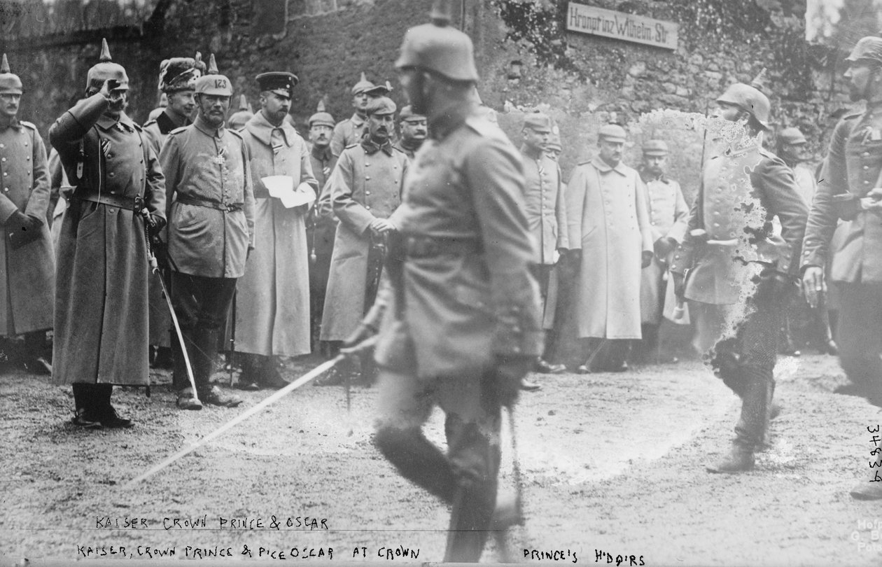القيصر فيلهلم في مقر ولي العهد ، 1914-1915 بواسطة جورج جرانثام باين