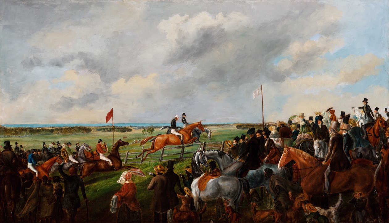 أول سباق حواجز في جنوب أستراليا ، 25 سبتمبر 1846 بواسطة جورج هاميلتون