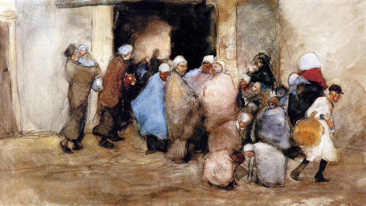 توزيع الحساء بواسطة جورج هندريك بريتنر