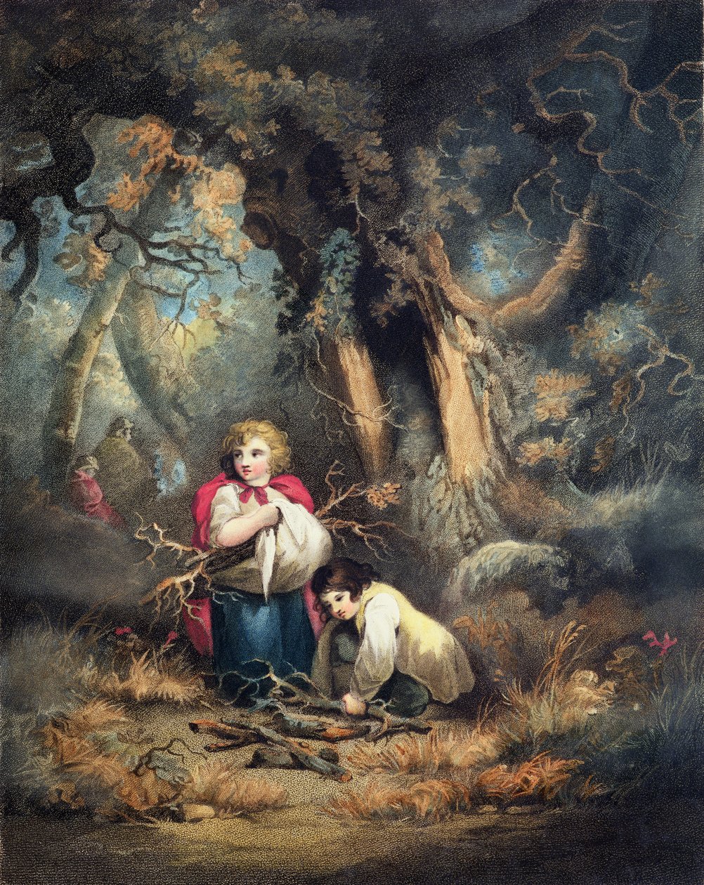 جمع الخشب ، نقش بواسطة RM Meadows ، حانة. بواسطة جون رافائيل سميث ، 1793 (نقش حاد) (زوج من 125532) بواسطة جورج مورلاند