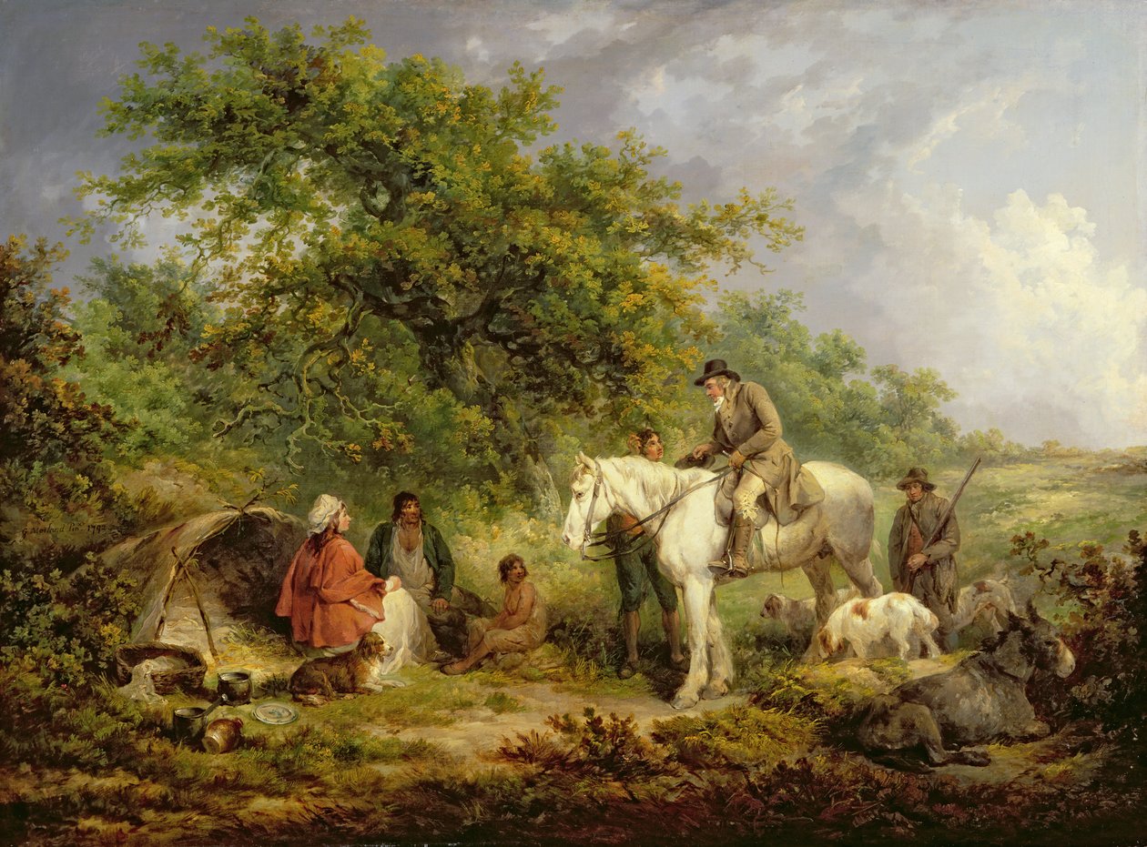 الصباح ، أو الرياضي الخيري ، 1792 بواسطة جورج مورلاند