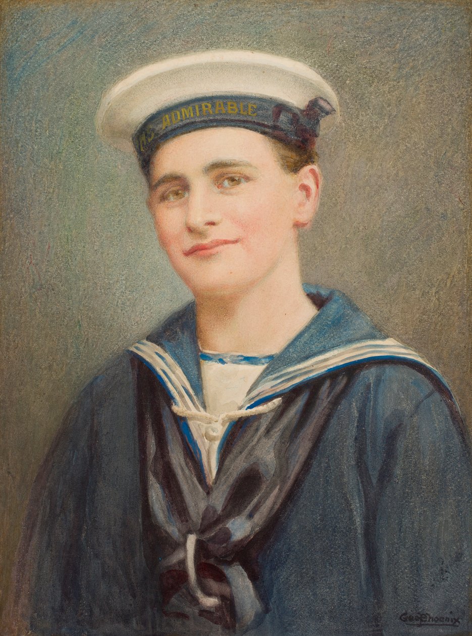 صورة بحار ، c.1915-35 (مرحاض على ورق) بواسطة جورج فينيكس