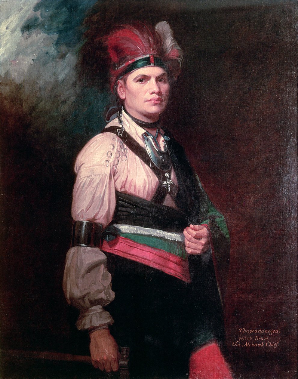 جوزيف برانت ، رئيس الموهوك ، 1742-1807 بواسطة جورج رومني
