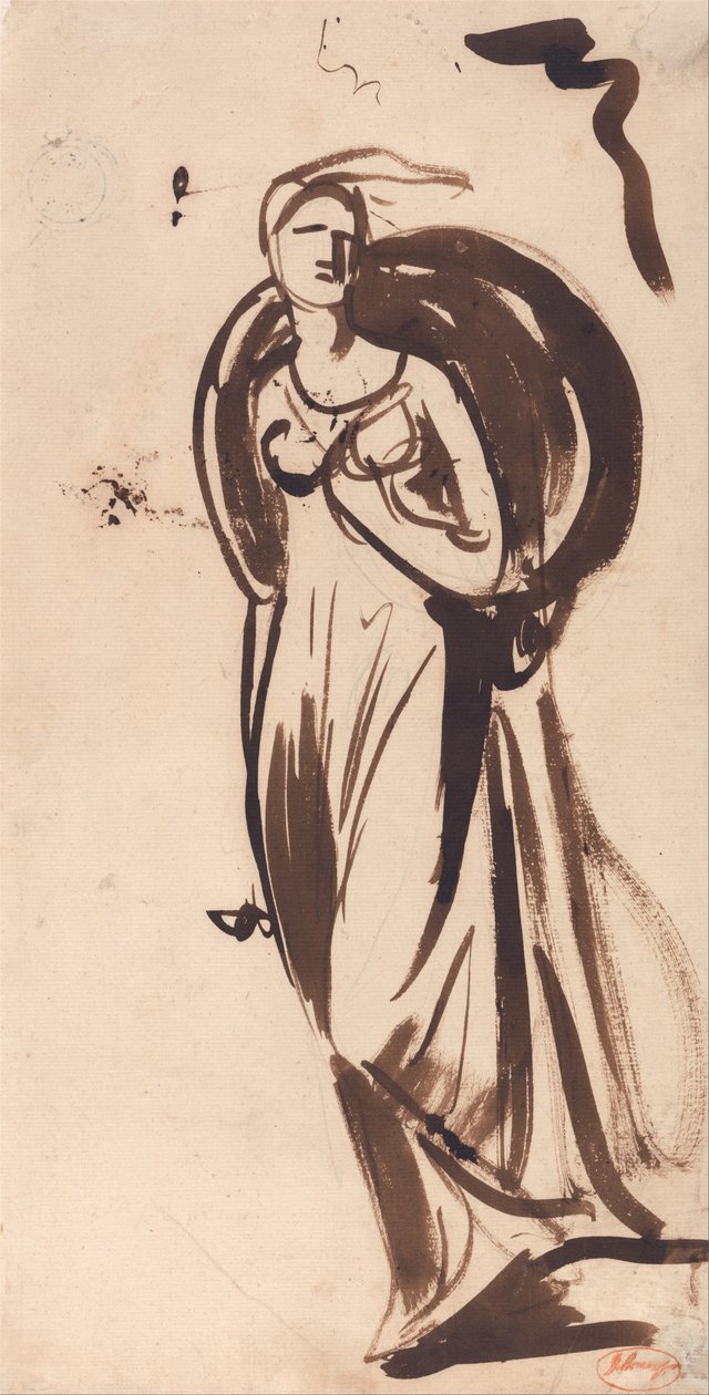 Viscountess Bulkeley مثل Hebe بواسطة جورج رومني