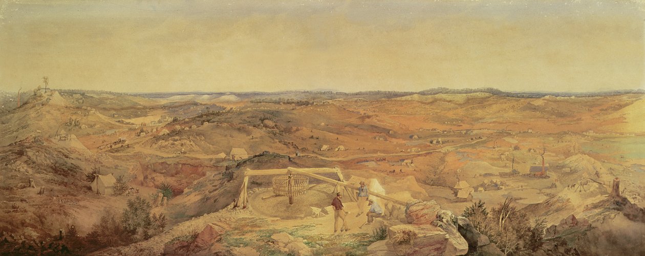 بنديجو القديم ، 1857 بواسطة جورج رو