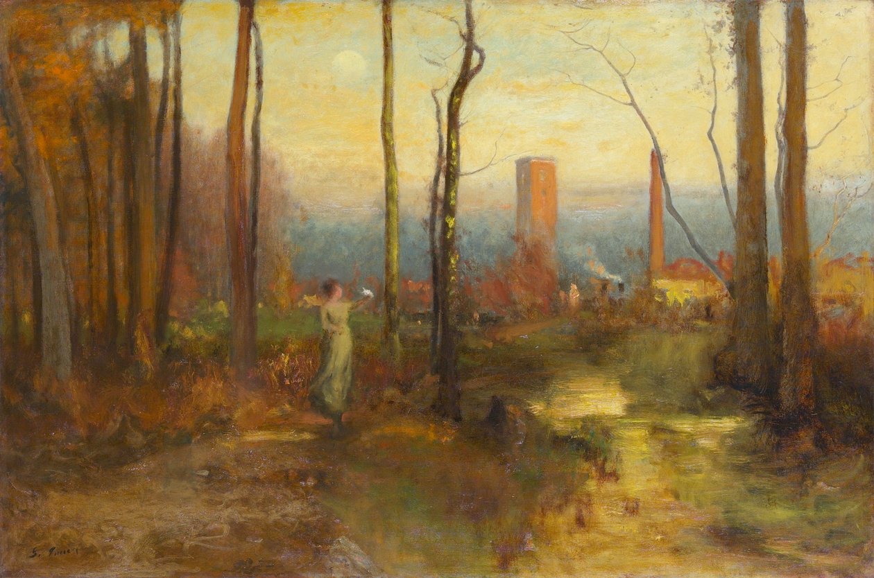 The Mill Stream ، مونتكلير ، نيو جيرسي ، c.1888 بواسطة جورج إينيس