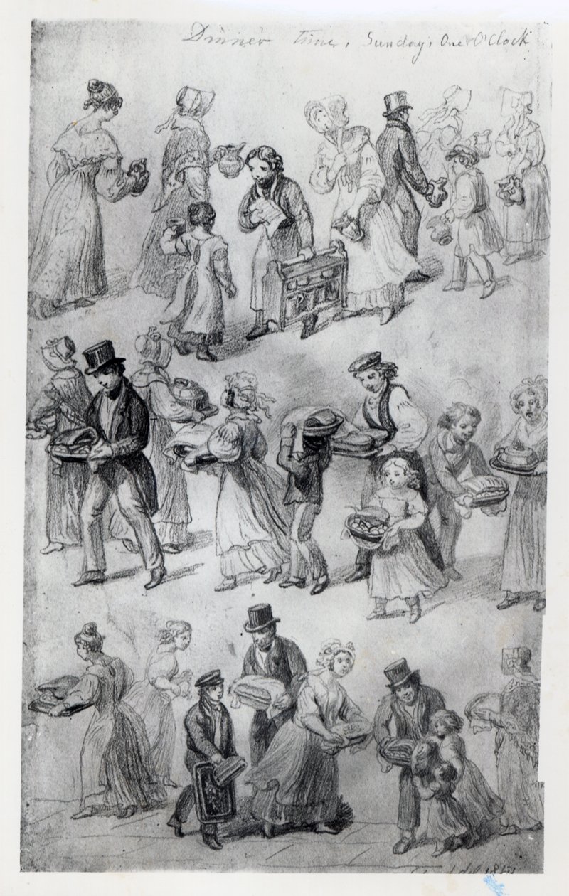 توصيل العشاء ، 1841 بواسطة جورج سنر شارب