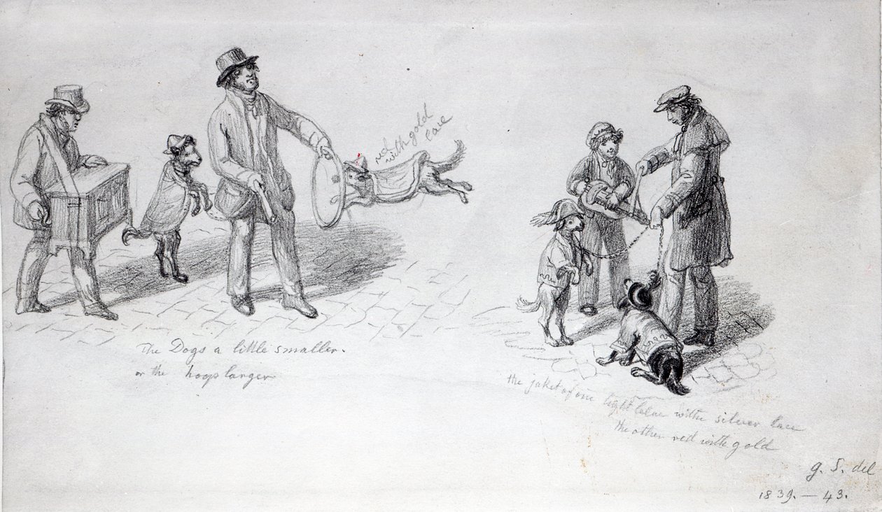 أداء الشارع ، 1839-43 بواسطة جورج سنر شارب