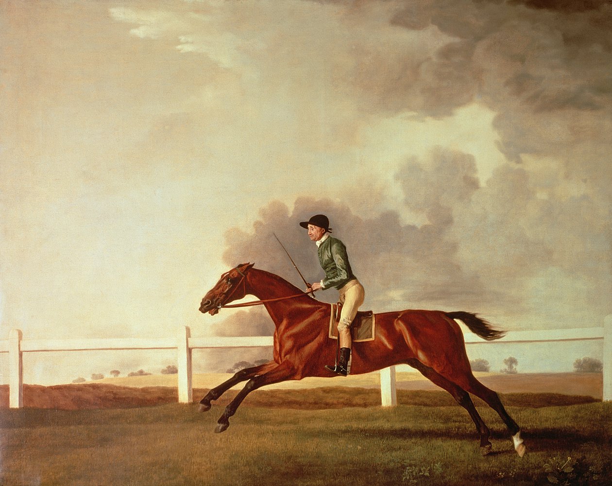 خليج مالتون مع جون سينجلتون أب ، c.1767 بواسطة جورج ستابس