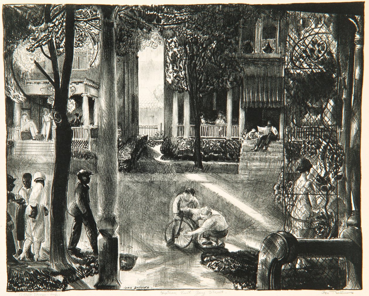 ستة عشر شرق شارع جاي ، 1923-1924 بواسطة جورج ويسلي بيلوز