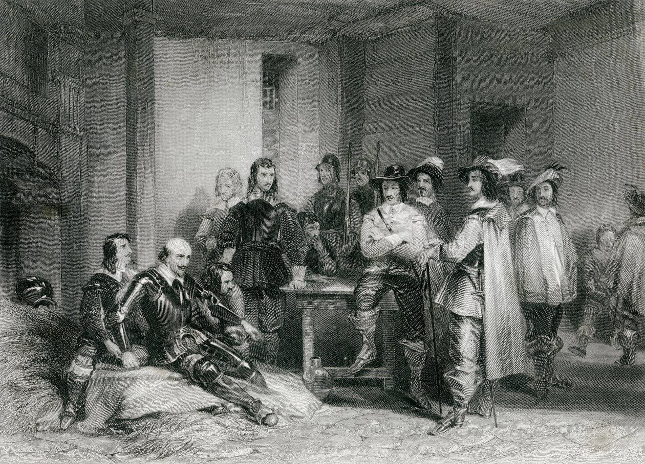 Death of the Earl of Lindsey (engraving) بواسطة جورج (بعد) كاترمول