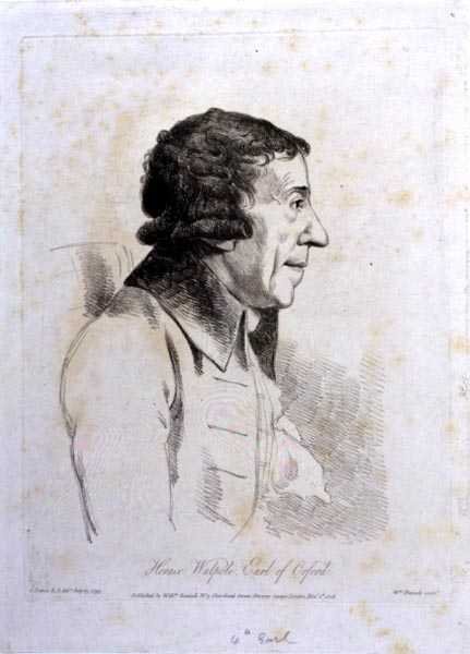 هوراس والبول ، إيرل أورفورد الرابع (1717-97) ، نقشه ويليام دانييل (1769-1837) بواسطة جورج (بعد) الرقص