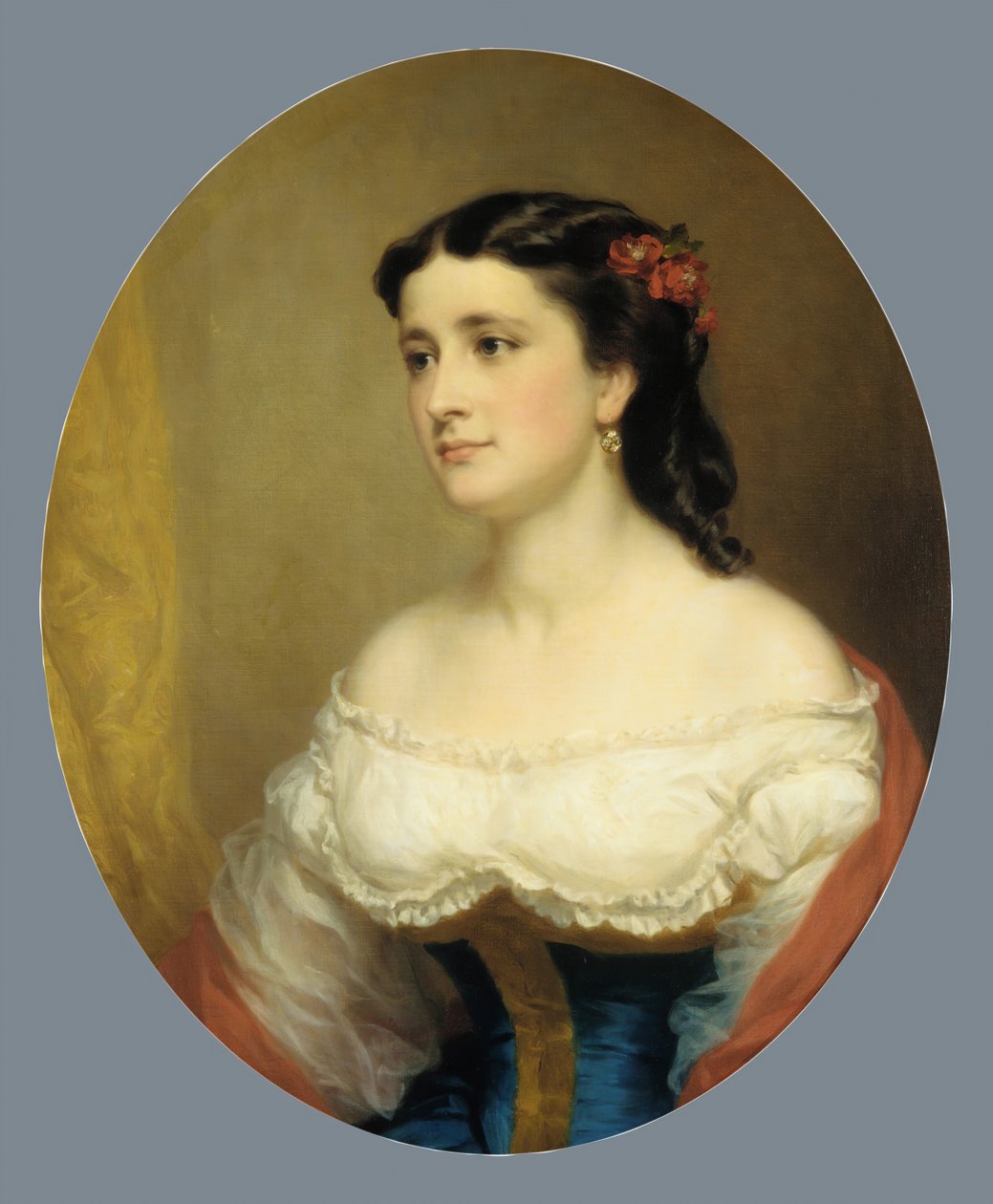 السيدة ويليام لورينج أندروز ، 1861-1863. بواسطة جورج أوغسطس بيكر