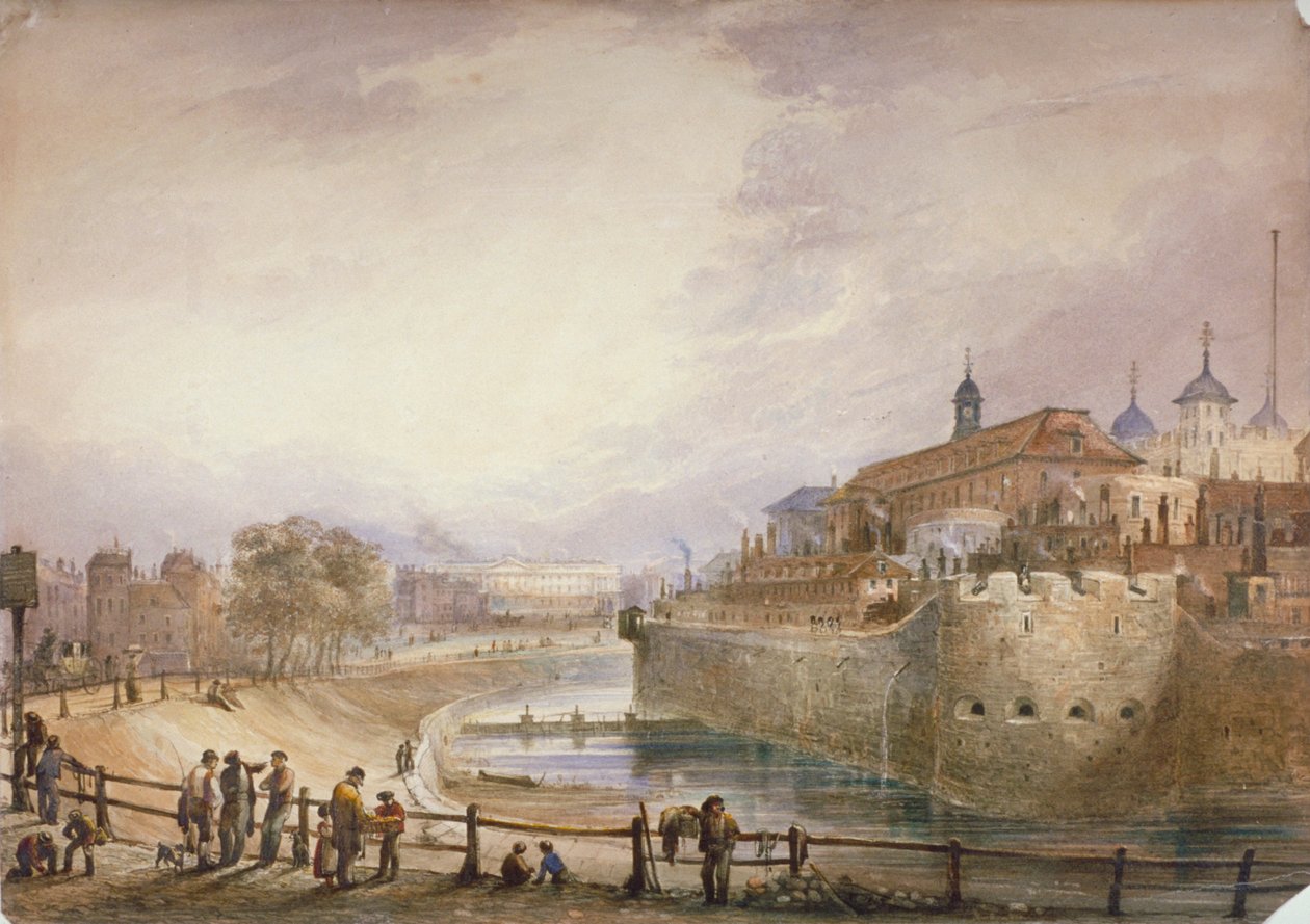 برج لندن ، حوالي عام 1840 بواسطة جورج ب كامبيون