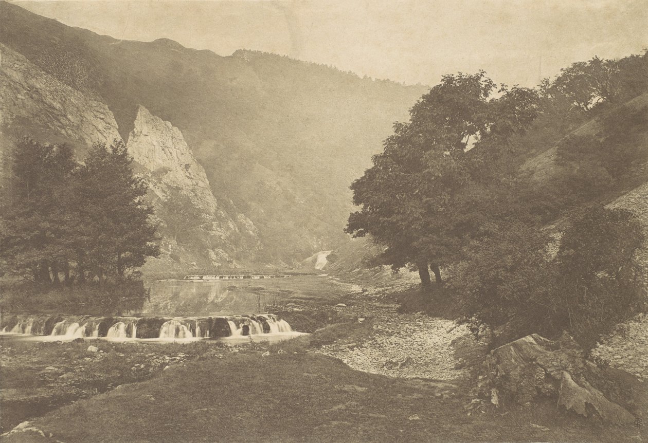 مدخل Dove Dale ، Derbyshire ، 1880s ، تم طبعه عام 1888. ، 1880s ، تم طباعته عام 1888. بواسطة جورج بانكارت
