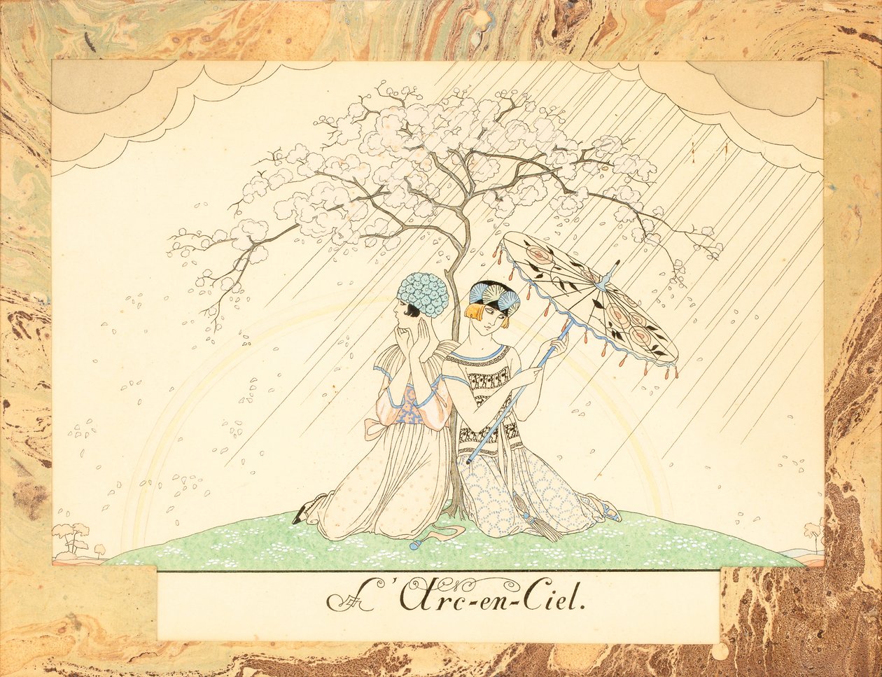 L'Arc-en-Ciel The Rainbow ، من Le Bonheur du Jour أو ، Les Graces à la Mode ، 1924. بواسطة جورج حلاق