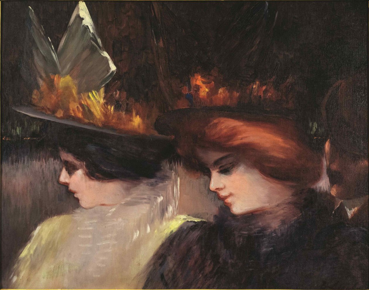 مشهد الشارع ، ج. 1900. بواسطة جورج بنيامين لوكس