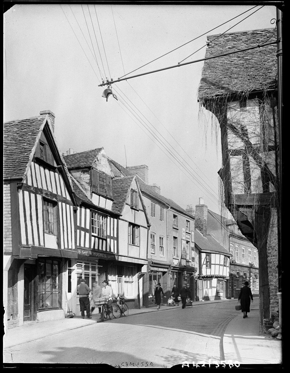 Friar Street ، Worcester ، Worcestershire ، 1942. بواسطة جورج برنارد ماسون