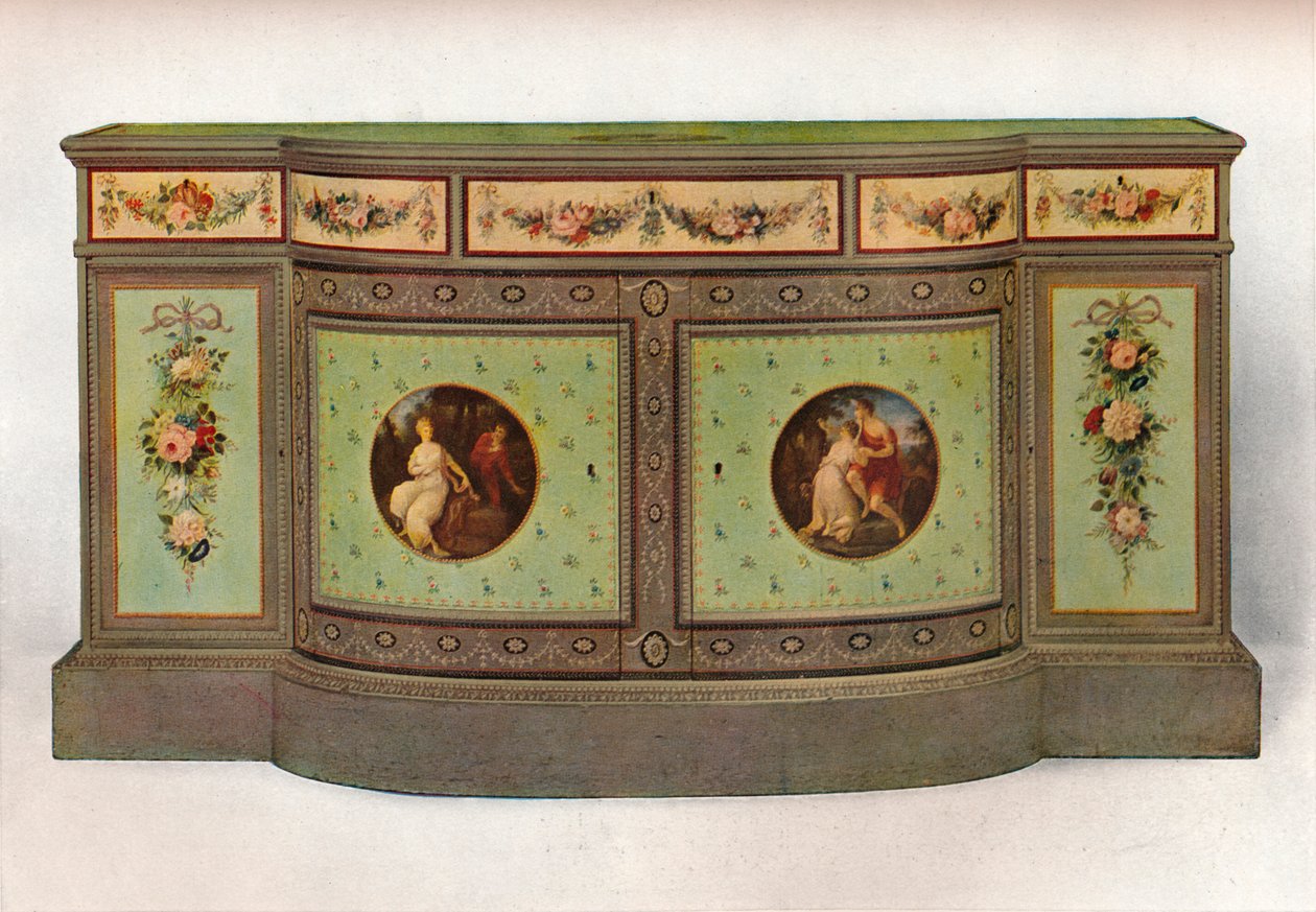 سكرتير مضمد ، c1785 بواسطة جورج بروكشو