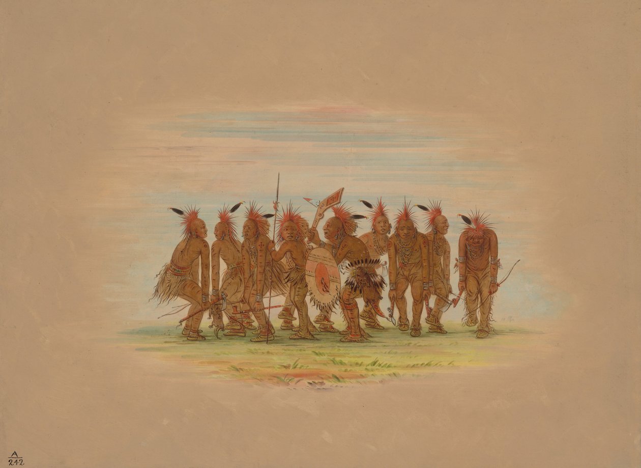 رقصة مسلية - Saukie ، 18611869. بواسطة جورج كاتلين