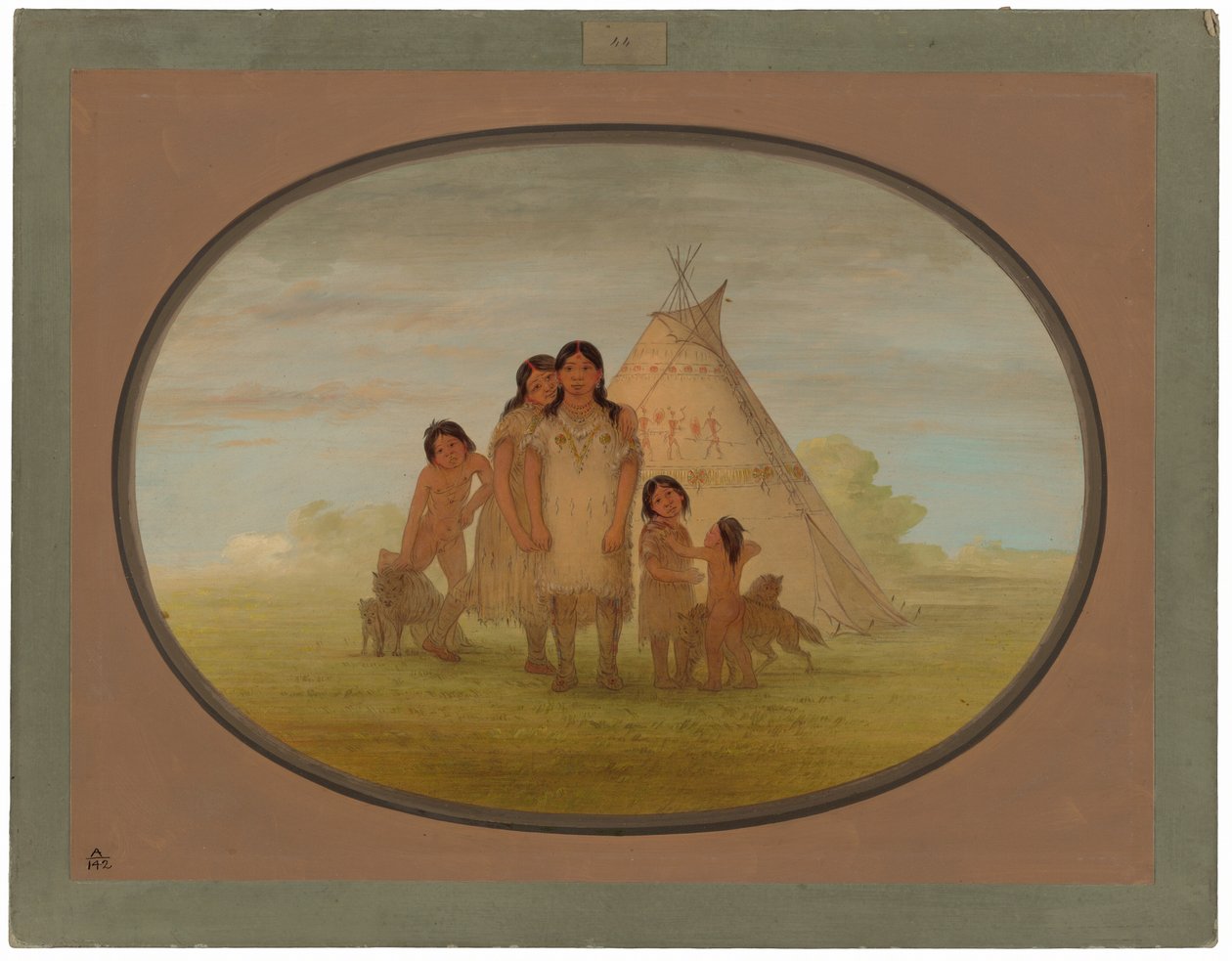 أطفال Camanchee Chief و Wigwam بواسطة جورج كاتلين